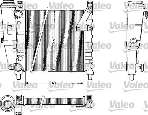 Radiateur Valeo 883813