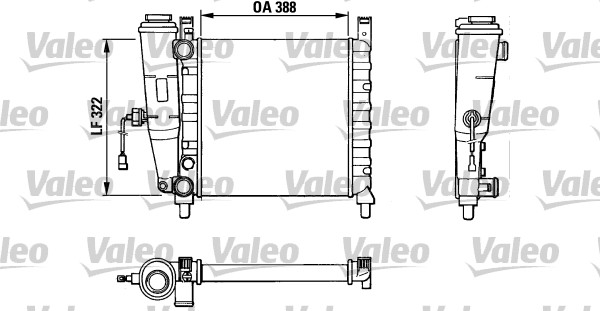 Radiateur Valeo 883827