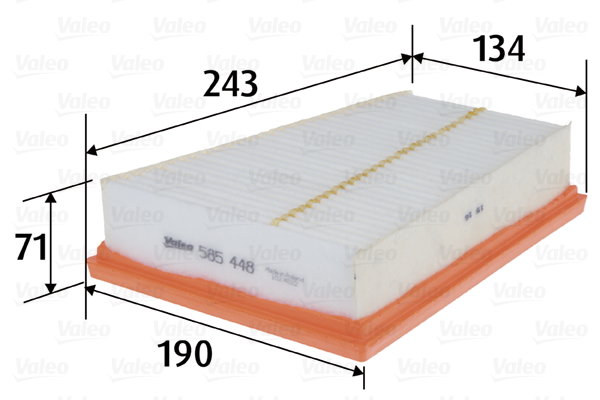 Valeo Luchtfilter 585448