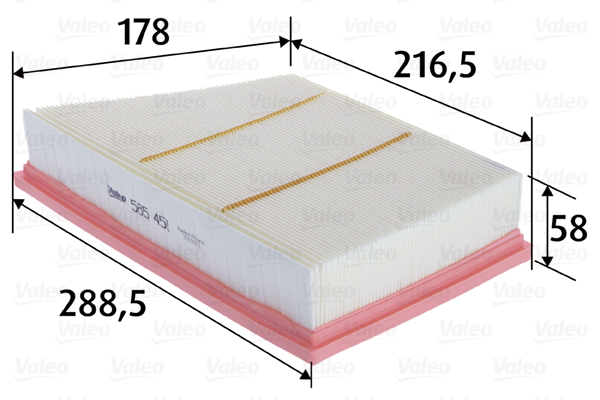 Luchtfilter Valeo 585451