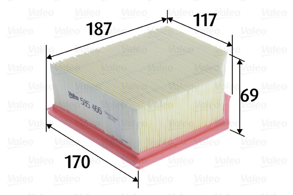 Valeo Luchtfilter 585466