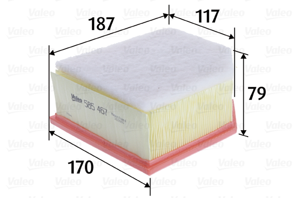 Valeo Luchtfilter 585467