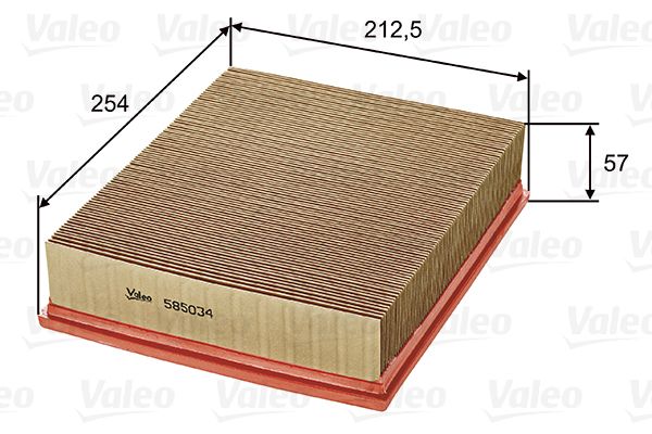 Valeo Luchtfilter 585034