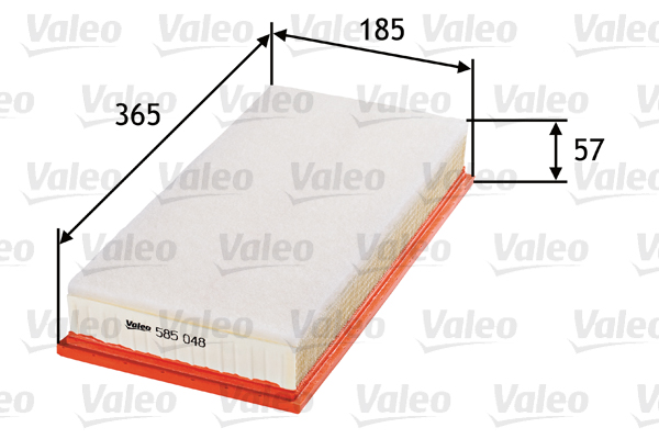 Valeo Luchtfilter 585048