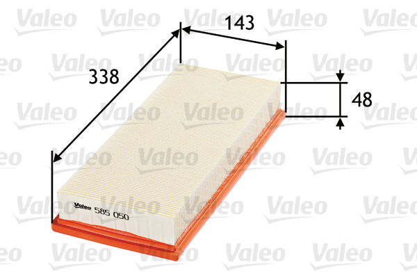 Luchtfilter Valeo 585050