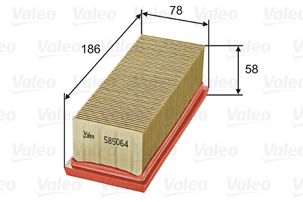 Valeo Luchtfilter 585064