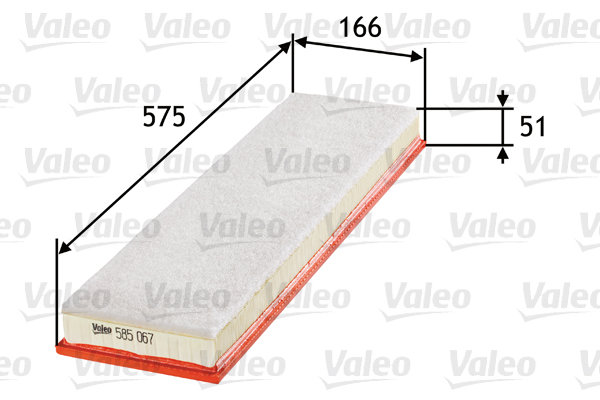 Valeo Luchtfilter 585067