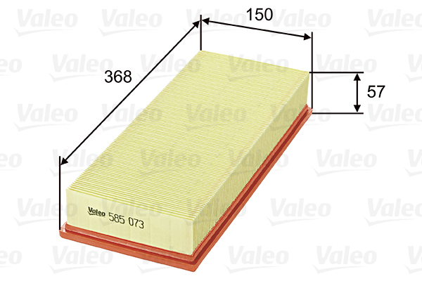 Valeo Luchtfilter 585073