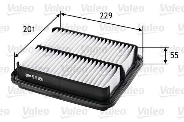 Valeo Luchtfilter 585086