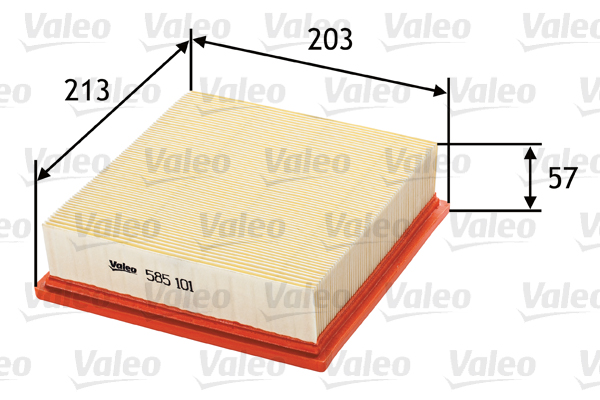 Valeo Luchtfilter 585101