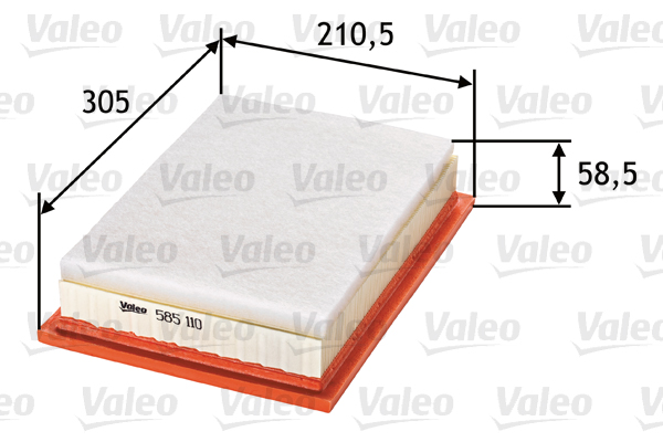 Valeo Luchtfilter 585110