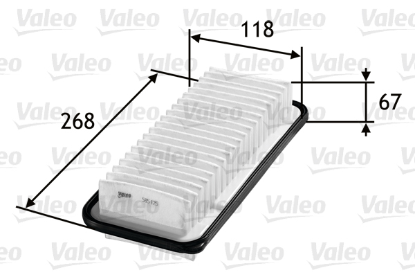 Luchtfilter Valeo 585125