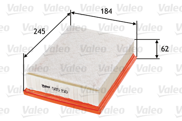 Luchtfilter Valeo 585150