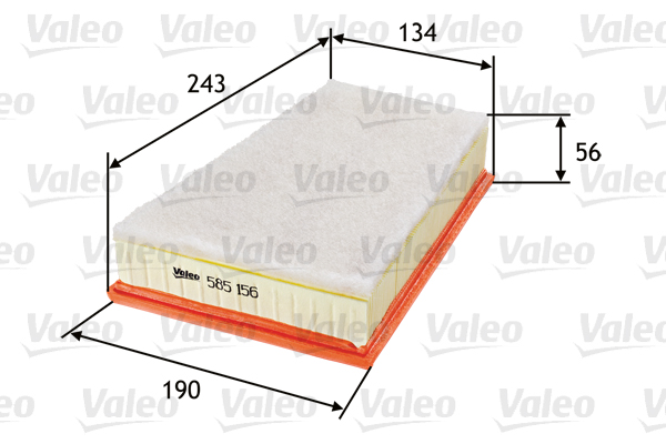 Valeo Luchtfilter 585156