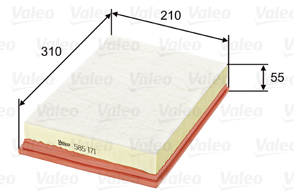 Valeo Luchtfilter 585171