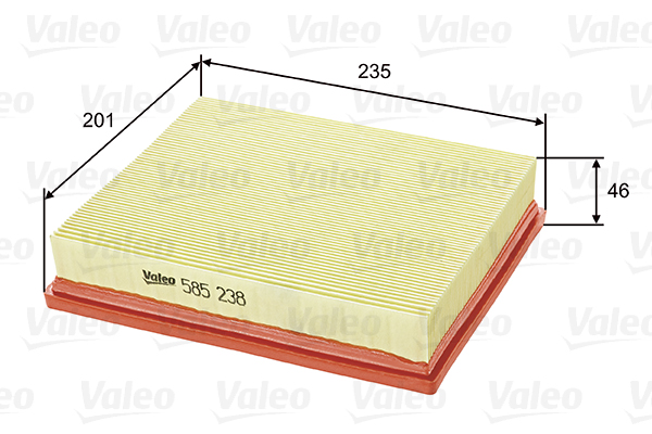Luchtfilter Valeo 585238
