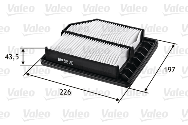 Valeo Luchtfilter 585253