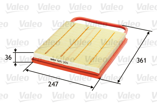 Valeo Luchtfilter 585259