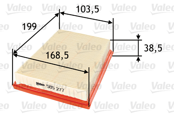 Luchtfilter Valeo 585277