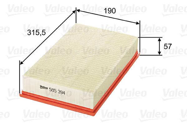 Luchtfilter Valeo 585394