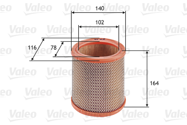 Valeo Luchtfilter 585602