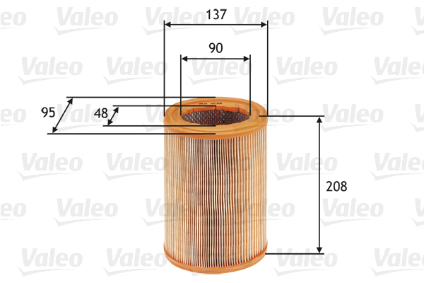 Valeo Luchtfilter 585608