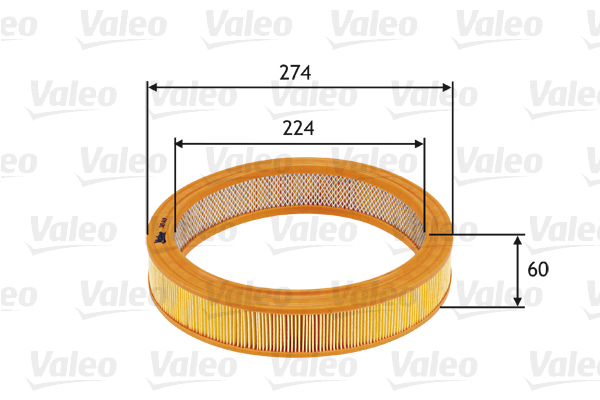 Valeo Luchtfilter 585619