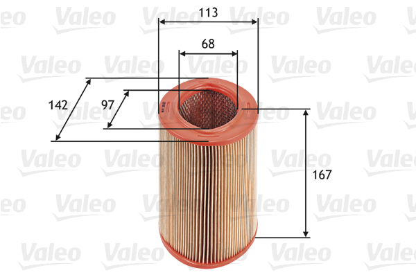 Luchtfilter Valeo 585623