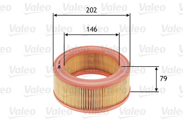 Valeo Luchtfilter 585642