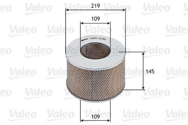 Valeo Luchtfilter 585646