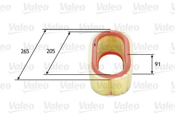 Valeo Luchtfilter 585647