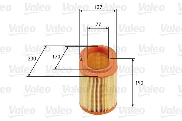 Valeo Luchtfilter 585690