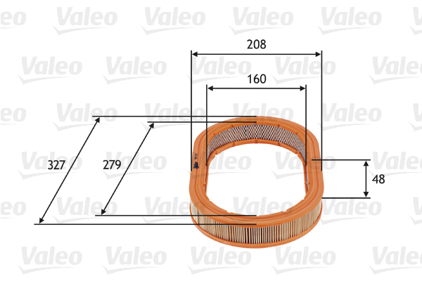 Luchtfilter Valeo 585722