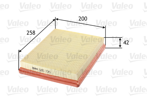 Valeo Luchtfilter 585735