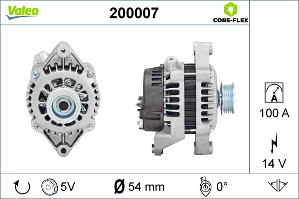 Valeo Alternator/Dynamo 200007