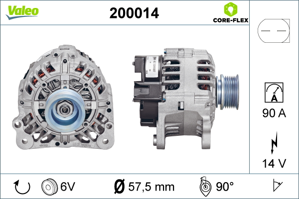 Valeo Alternator/Dynamo 200014