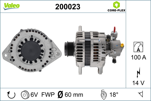 Alternator/Dynamo Valeo 200023