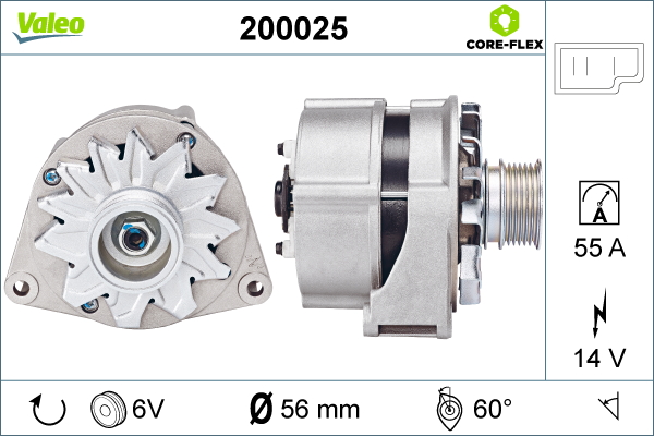 Valeo Alternator/Dynamo 200025