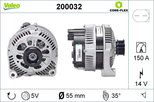 Valeo Alternator/Dynamo 200032