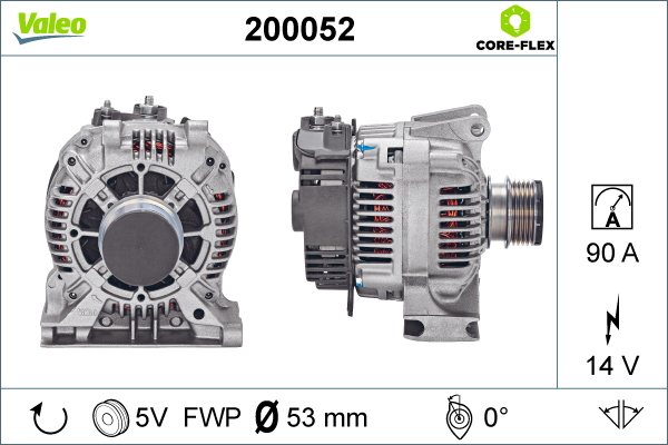 Valeo Alternator/Dynamo 200052