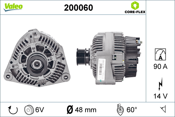 Valeo Alternator/Dynamo 200060