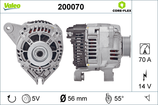 Alternator/Dynamo Valeo 200070