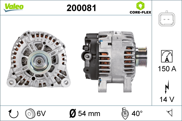 Valeo Alternator/Dynamo 200081