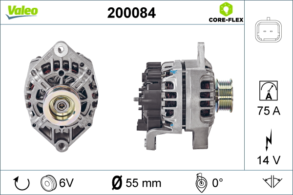 Valeo Alternator/Dynamo 200084