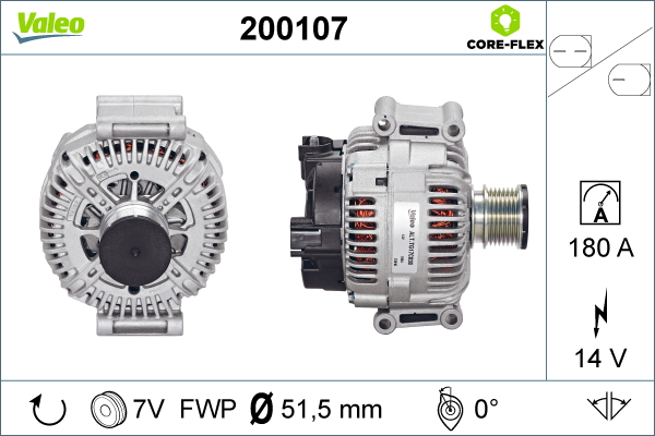 Valeo Alternator/Dynamo 200107