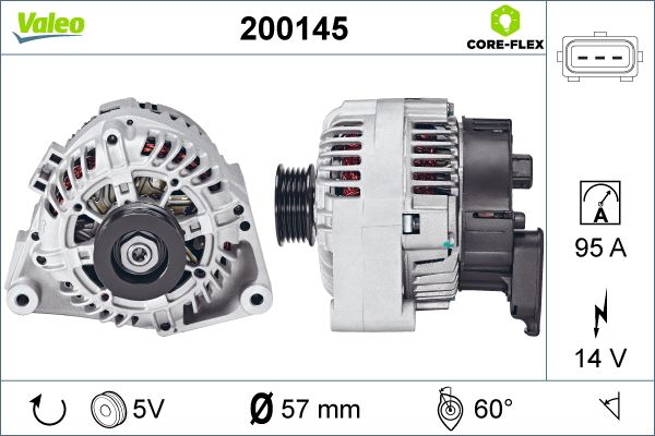 Valeo Alternator/Dynamo 200145