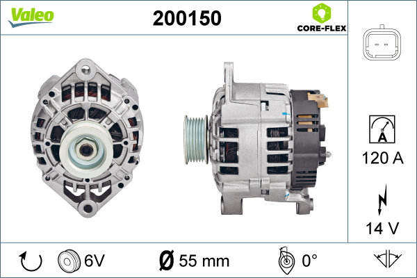 Valeo Alternator/Dynamo 200150