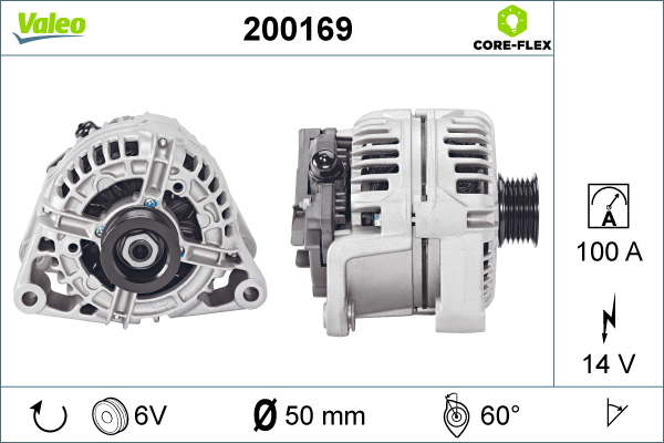 Valeo Alternator/Dynamo 200169