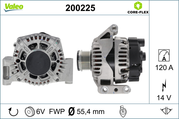 Valeo Alternator/Dynamo 200225