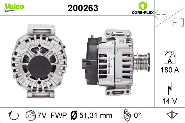 Valeo Alternator/Dynamo 200263